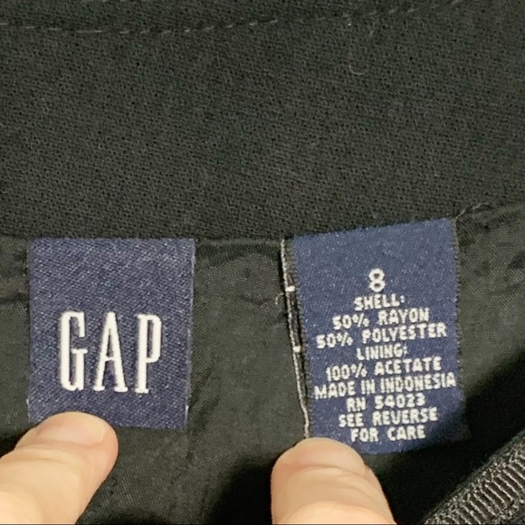 GAP Black Pencil Skirt Size 8 - Picture 4 of 4